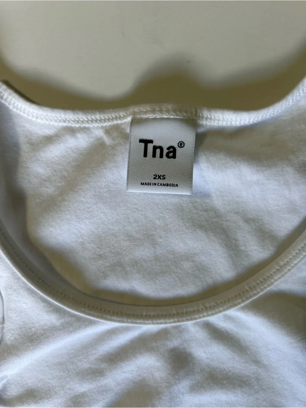 TNA White Ruched Tank Mini Dress - Picture 7 of 9
